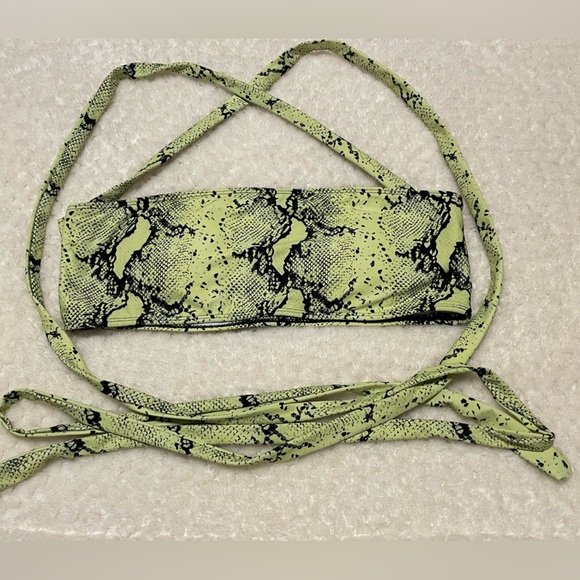 Neon Snake Print Bikini - Picture 5 of 10